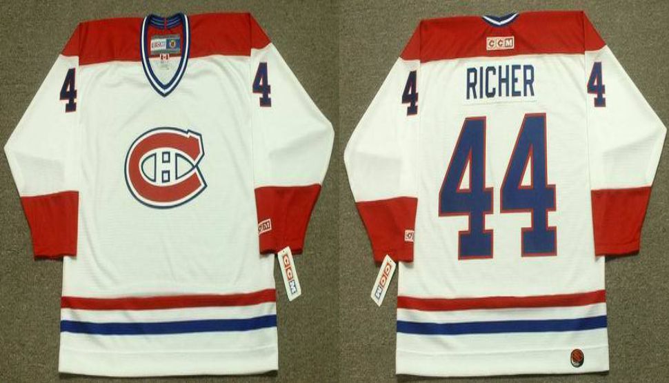 2019 Men Montreal Canadiens #44 Richer White CCM NHL jerseys->montreal canadiens->NHL Jersey